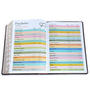 Biblia letra gigante 19 puntos Reina valera 1960 imitacion piel cafe clasica con indice