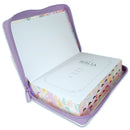 Biblia con Cierre Letra Súper Gigante Manual 19 puntos RV1960 imit piel floral lndice