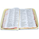 Biblia con Cierre Letra Súper Gigante 19 puntos Mediana RV1960 imit piel jardín vintage con índice y canto floral