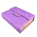 Biblia Cartera con Broche Magnético Compacta RV1960, imit piel morado con asa de mano