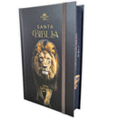 Biblia Letra Grande 12 puntos RV1960, tapa dura con elástico - León de Judá