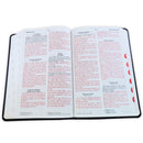 Biblia Letra Grande 12 puntos RV1960, imit piel negro león con índice