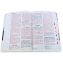 Biblia Letra Grande 12 puntos RV1960, imit piel blanco águila con índice
