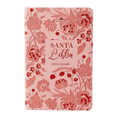 Biblia Obsequios y Premios Letra Grande con Cierre – Rosa Floral – RVR1960