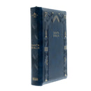 Biblia con Cierre Letra Gigante Manual RV1960, imit. piel azul marino con indice