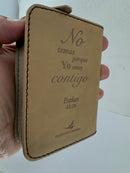 Biblia mini bolsillo Rv1960 bengie con cierre indice Isaías 41:10 No temas