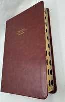 Biblia Bilingüe Reina Valera 1960 (ESV) letra grande símil piel marrón con índice/ Bilingual Bible RVR 1960 (ESV) Large Print Brown Leathersoft with Thumb