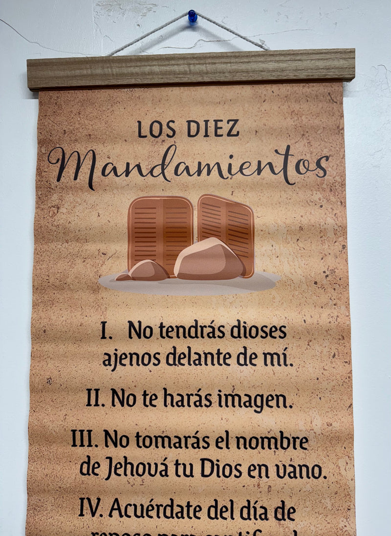 Pergamino los 10 mandamientos