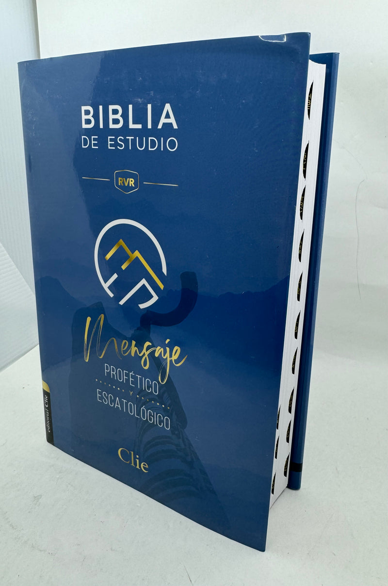 Biblia de Estudio RvR Del Mensaje Profético y Escatológico,tapa dura indice