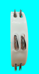 Panderos media luna blanco