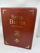 Biblia Reina Valera 1960 Letra Súper Gigante Piel Color Marrón con Índice