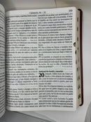 Biblia Reina Valera 1960 Letra Súper Gigante Piel Color Marrón con Índice