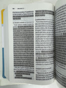 Biblia con Letra Gigante 15 puntos Reina-Valera Contemporánea, imit piel azul y amarillo