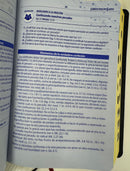 Biblia Letra Grande RVR.1960 Manual Ser Un Discípulo Imit.Piel Azul Marino Index