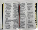 Biblia Letra Grande RVR.1960 Manual Ser Un Discípulo Imit.Piel Azul Marino Index