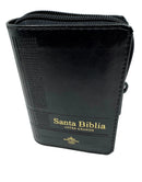 Biblia Mini Bolsillo con Cierre REINA VALERA 1960, imit piel negro con índice