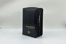 Biblia Mini Bolsillo con Cierre REINA VALERA 1960, imit piel negro con índice