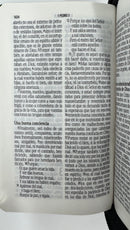 Biblia Mini Bolsillo con Cierre REINA VALERA 1960, imit piel negro con índice