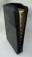 Biblia Letra Grande 12 Puntos Rv1960 Águila Negro Gris Índice