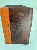 biblia Con Cierre Letra Grande RVR.1960 León De La Tribu De Juda Cafe , Índice
