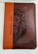 biblia Con Cierre Letra Grande RVR.1960 León De La Tribu De Juda Cafe , Índice