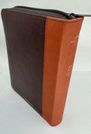 biblia Con Cierre Letra Grande RVR.1960 León De La Tribu De Juda Cafe , Índice