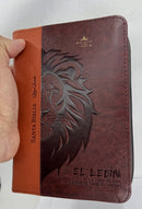 biblia Con Cierre Letra Grande RVR.1960 León De La Tribu De Juda Cafe , Índice