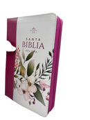 Biblia para mujer letra gigante 14 puntos reina valera1960 rama floral con indice