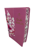 Biblia letra grande para mujer 12 puntos Reina Valera 1960 canto pintado mariposa