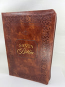 Biblia letra gigante 19 puntos  Reina Valera 1960  café clásica cierre indice