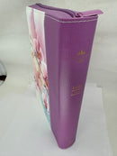 Biblia letra gigante 14 puntos para mujer  rv1960 orquídeas cierre indice