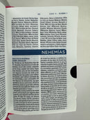 Biblia mini bolsillo REINA VALERA 1960 fusia  con cierre indice versiculo impreso  nada me separara