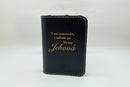 Biblia mini  bolsillo negro riena Valera 1960 Y me conocerán cierre INDICE
