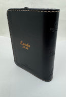 Biblia mini  bolsillo negro riena Valera 1960 Y me conocerán cierre INDICE