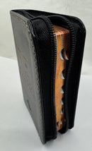 Biblia mini  bolsillo negro riena Valera 1960 Y me conocerán cierre INDICE