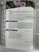 Biblia de estudio para mujer orquídea reina valera 960 semilpiel  índice