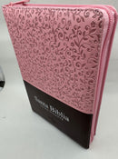 Biblia para mujer  letra gigante 14 puntos tamano manual reina valera 1960 Floral Con Indice