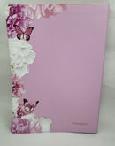 Biblia letra gigante mujer  18 puntos Riena valera 1960 simil piel rosa mariposas