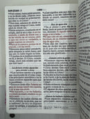 Biblia letra gigante mujer  18 puntos Riena valera 1960 simil piel rosa mariposas