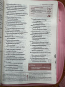 Biblia ser mujer letra grande 12 puntos reina valera 1960 con indice y cierre  tulipán