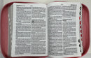 Biblia Para Mujer Cierre Letra Grande 12 puntos RVR.1960 Tamaño Portátil Lila Floral Index