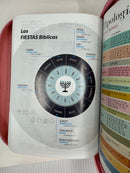 Biblia Para Mujer Cierre Letra Grande 12 puntos RVR.1960 Tamaño Portátil Lila Floral Index