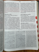RVR 1960 Biblia de estudio letra gigante, negro, símil piel con índice (RVR 1960 Giant print study Bible, black, LeatherTouch, indexed