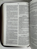 Biblia letra grande 11.5 puntos manual rv1960 con cierre marrón elegante