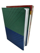 Biblia bilingüe nkjv/rv1960  Bilingual Bible, Leathersoft,  piel imitación verde azul