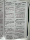 Biblia bilingüe nkjv/rv1960  Bilingual Bible, Leathersoft,  piel imitación verde azul