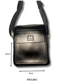 Bolso para llevar la biblia para hombre tamaño mediano con agarradera piel imitacion