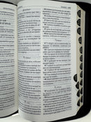 Biblia Reina Valera 1909 reformada negro  indice y cierre