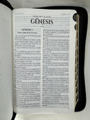 Biblia Reina Valera 1909 reformada negro  indice y cierre