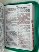 Biblia compacta letra grande 11 puntos rv1960 multicolor cierre indice holman